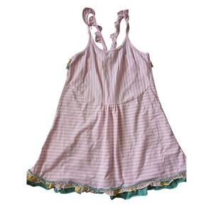 MATILDA JANE Pink Striped Girl  Dress Size 6